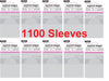 Sleeve Kings Mini Euro Card Sleeves 45 X 68 Mm (10X110 Pack, 1100 Sleeves)