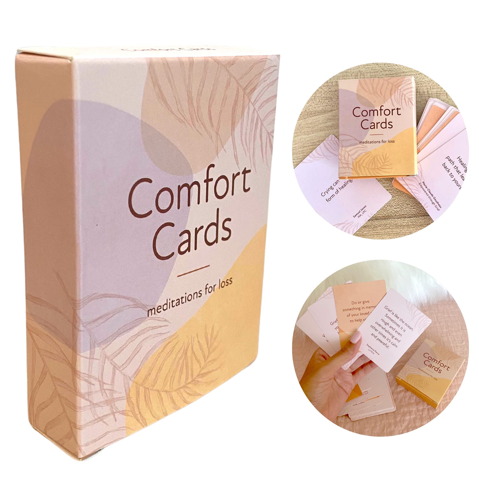 Cuddlebuddys Calming Grief And Bereavement Healing Cards | The Greif Affirmation Card Deck For Loss Meditation | Soothing Comfor