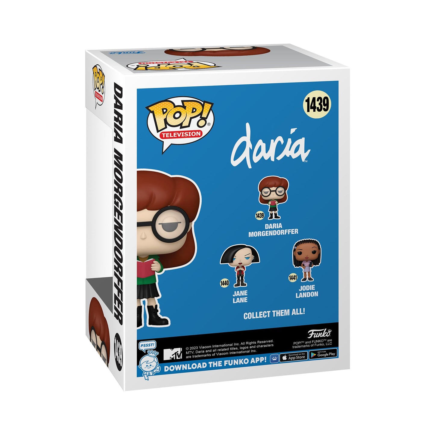 Funko POP! Daria Morgendorffer Vinyl Figure - 1/6 Rare Chase Variant - Multicolor Collectible Model 72143 for Kids & Adults
