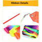 dervea 20 Pack Ribbon Dancing Wands Party Favors for Kids, Rainbow Birthday Decorations, Princess Party Supplies, Girls Party Ga