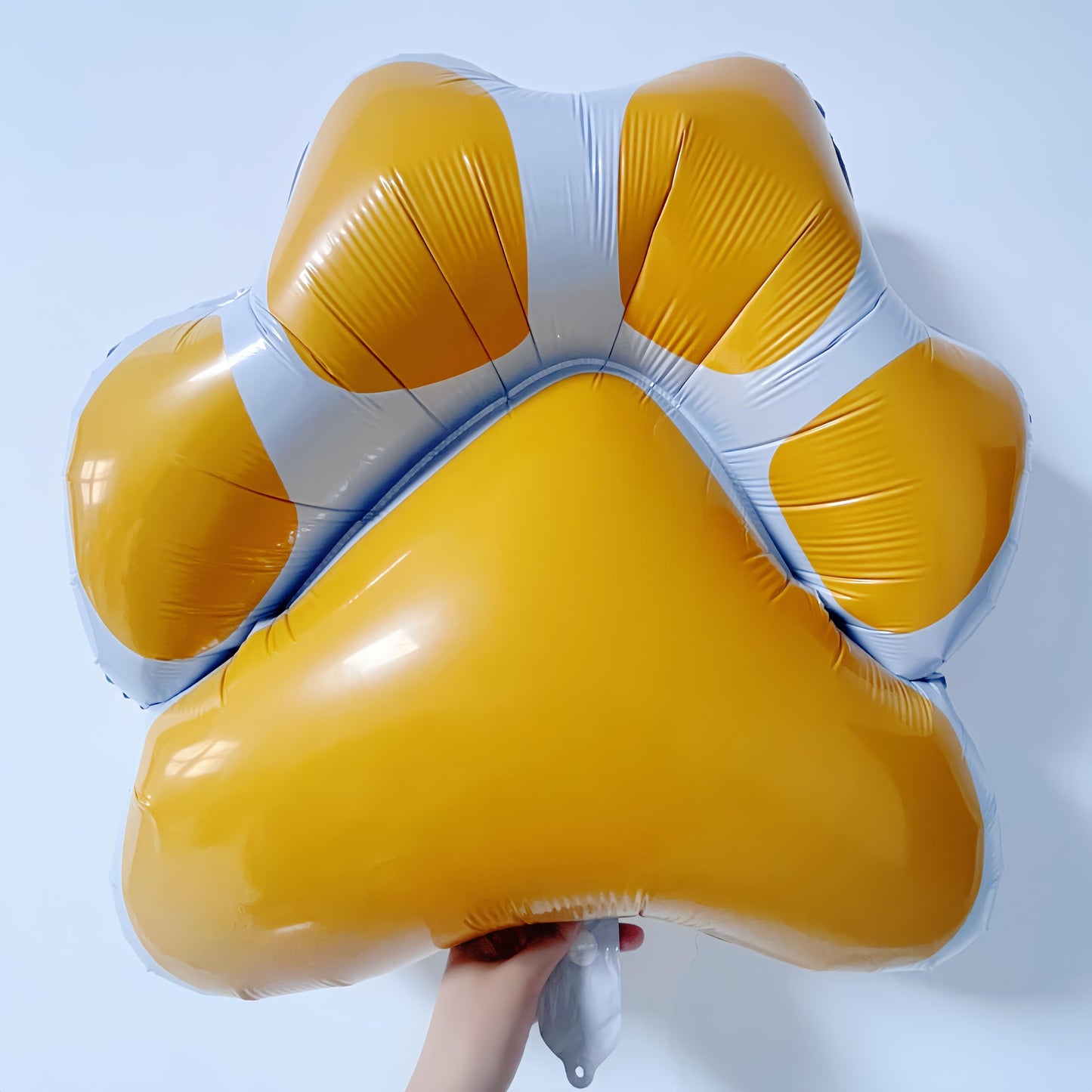 Cymylar 3 Pcs 25 * 28 Inch Yellow White Dog Paw Balloon Blueyi Foil Balloons/Blueyi Birthday Party Supplies Balloons/Baby Shower