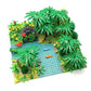 Forest Garden Building Sets Parts Plants Trees Flowers Scenery Accessories Animals Building Bricks Toy Set for Boys Girls Kids 6+ Gifts(2 Pieces 10 Base Plates)