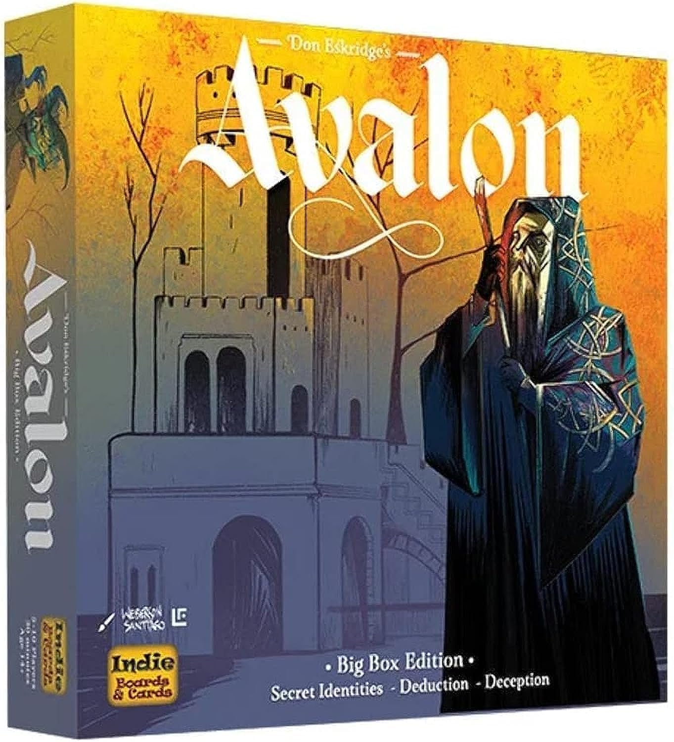 Indie Boards and Cards Avalon Deluxe Edition Board Game - Expanded Base, Cardstock, Clear, Model: IBCAVABB1