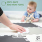 Play Platoon Non-Toxic Foam Puzzle Floor Mat, Comfortable, Extra Thick, Cushiony Exercise And Play Mat For Toddlers, Kids & Adults, 36 Tiles (12'X12'), Warm Grey/Cream/Sand