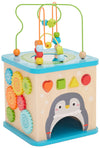 large online retailer Basics Kids Wooden Educational Activity Learning Cube Toy  Gift for Toddlers Age 12M+  Developmental Shape Sorter  Multicolor  13.4x22.5x13.4inches