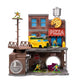 Jada Toys Teenage Mutant Ninja Turtles Turtle Lair Nano Scene with Die-Cast Figures, Plastic, Model JAD34679, Color: Nano Scene Lair