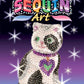 Sequin Art 3D, Cat, Sparkling Arts and Crafts Kit; Creative Crafts for Adults and Kids