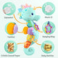 Lightdesire Baby Toys Musical Seahorse,Infant Stuffed Animal Toys With Crinkle And Rattles,Soft Sensory Toys With Textures For T