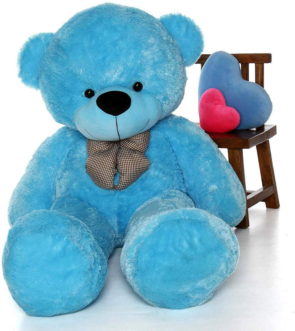 BEST4U TOYS Giant Plush Teddy Bear 48 Inch Stuffed Animal Toy  Soft Blue Bear 121cm