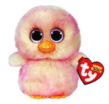 Ty Beanie Boos Feathers Chick Easter 6' | Beanie Baby Soft Plush Toy | Collectible Cuddly Stuffed Teddy