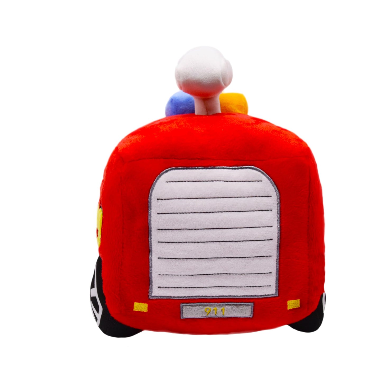 Baboli Soft Fire Engine Stuffed Special Vehicle Plush Fire Truck Cuddly Rescue Vehicle Toy Sweet Gifts For Kids Present For Birt