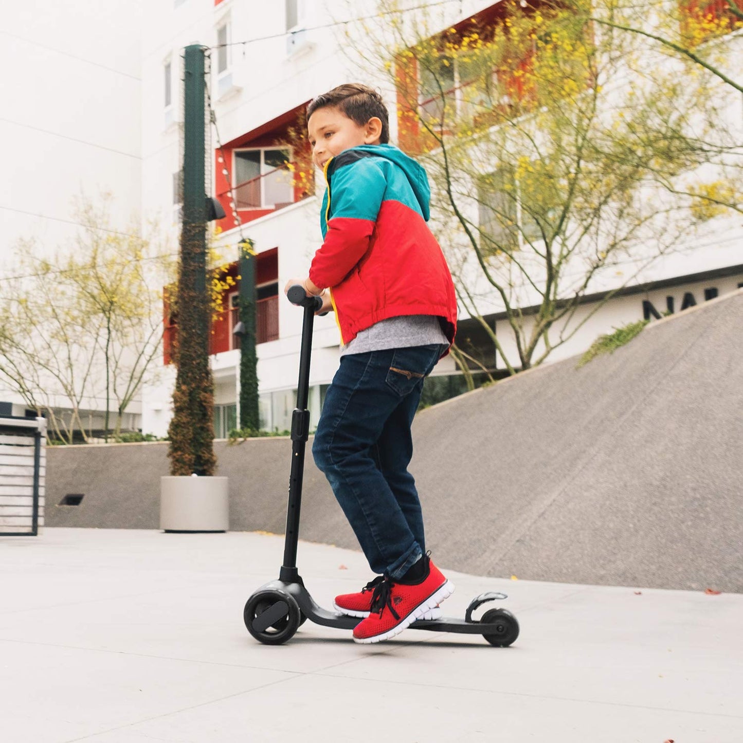 6Ku Scooters For Kids 3-5 Year Old With Flash Wheels, Toddler Scooter 4 Adjustable Height, Extra-Wide Pu Led Wheels, 3 Wheel Sco