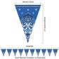 5 Pack Western Cowboy Party Decorations Bandana Pennant Banner Wild West Decor Western Cowboy Themed Yee Haw Country Party Decor
