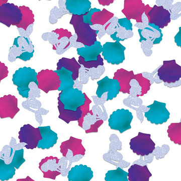 Beistle Mermaid Deluxe Sparkle Confetti