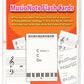 Music Note Flash Cards (88 Note Cards & 12Key Cards)