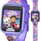 Accutime Kids Gabby'S Doll House Purple Educational Touchscreen Smart Watch Toy For Girls, Boys, Toddlers - Selfie Cam, Learning Games, Alarm, Calculator, Pedometer & More (Model: Gab4007Az)