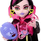 Monster High Skulltimate Secrets Draculaura Doll with Dress-Up Locker & 19+ Surprises, Multicolor, 4 Count, Model HNF78