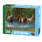 Springbok 500 Piece Jigsaw Puzzle - Summer Creek, Large 18x23.5", Multi Color, Engineered Wood, Model 33-01547
