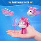 Super Wings Transformable Toys, 2 In Dizzy Robot Transforming Action Figures, 2-In-1 Mode Robot Toys For Boys Girls 4-6 6-8, Fun
