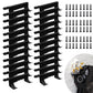 Teyouyi 24Pcs Wall Mount For Any Lego Speed Champions Sets Wall Bracket For Lego Speed Of Champions With A Base For The Pilot,Wall Mount For Brick Cars And Figure Black
