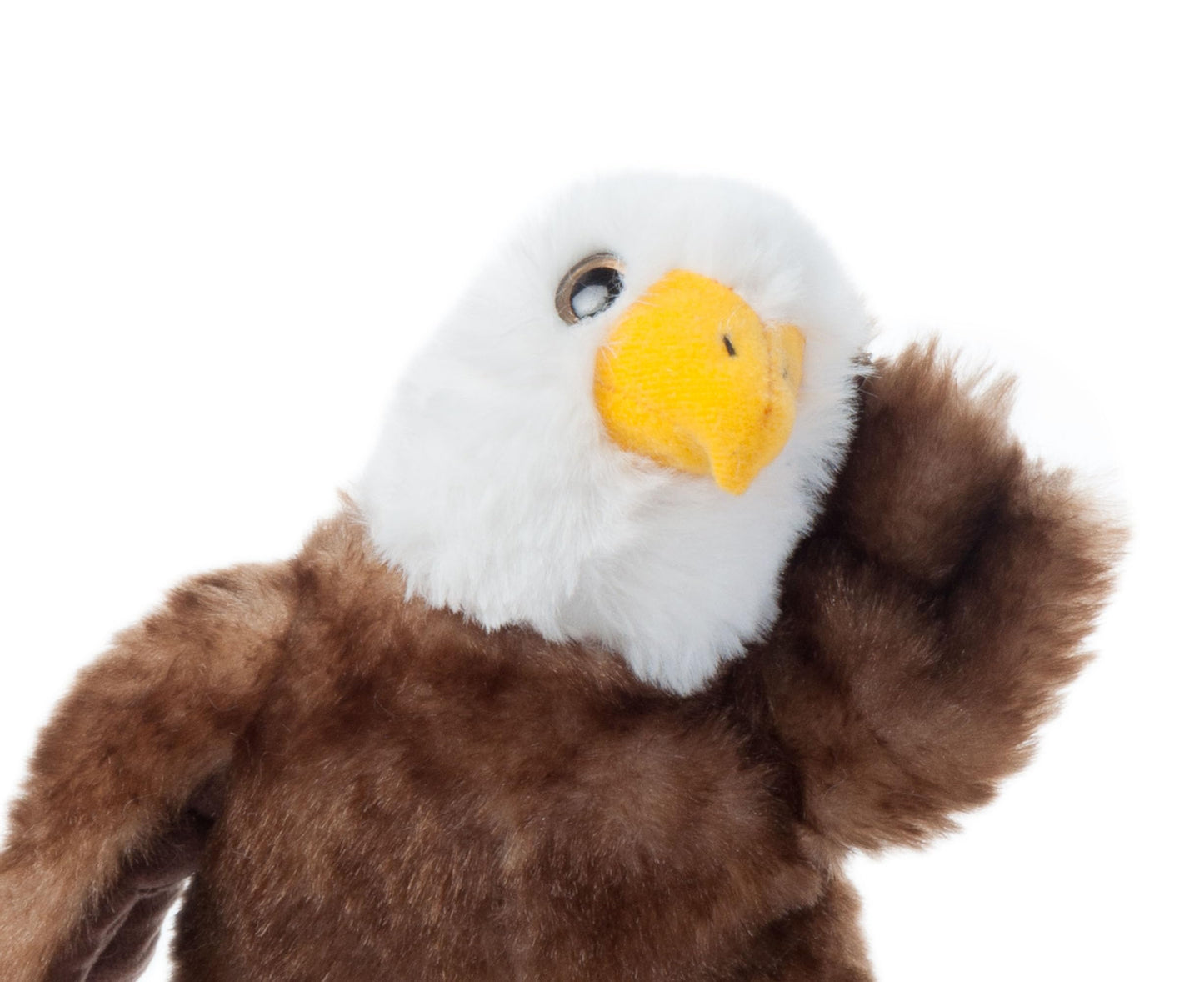 The Petting Zoo Eagle Plush Toy - 6" Brown Stuffed Animal, Soft Plush, Kids Gift, Model 421027