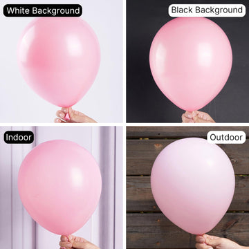 Partywoo Baby Pink Balloons, 125 Pcs Pink Balloons Different Sizes Pack Of 36 Inch 18 Inch 12 Inch 10 Inch 5 Inch For Balloon Arch As Party Decorations, Birthday Decorations, Wedding Decorations