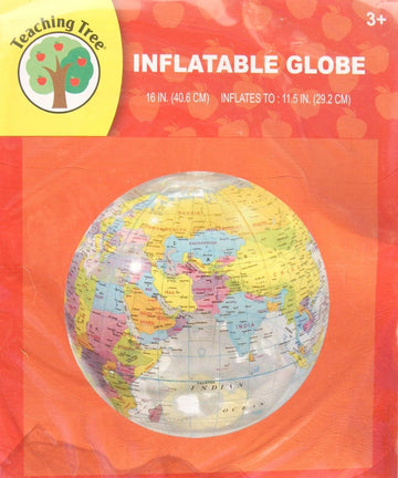 Transparent Inflatable Globe - 11.5 Inches