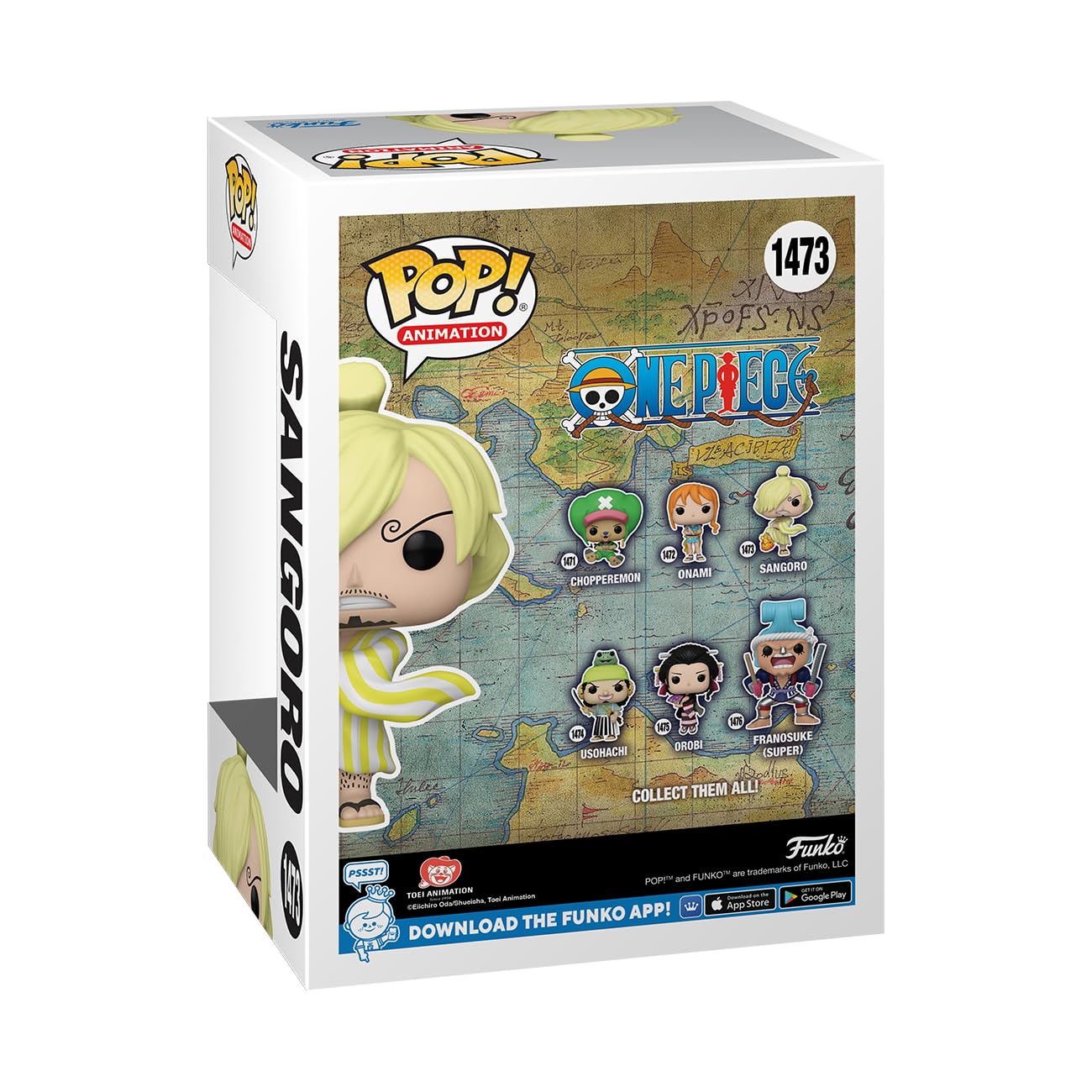 Funko Pop! Animation: One Piece - Vinsmoke Sanji - Sangoro - (Wano) - Collectable Vinyl Figure - Gift Idea - Official Merchandise - For Kids & Adults - Anime Fans - Model Figure For Collectors