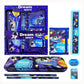 Kids Stationery Gift Set For Boys & Girls | Pencil Box, Pencils, Ruler, Sharpener, Eraser & Wallet | School Supplies Combo For S