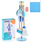 Whoholl Wooden Toddler Cleaning Set, Blue Toys Montessori Toys For 3+ Years Old Boy, Housekeeping Play Set Includes Broom Mop Du