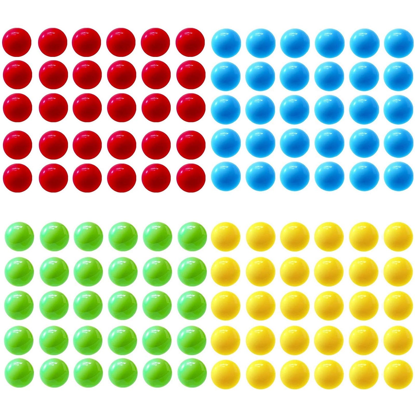 Hotusi 120Pcs Game Replacement Marbles Balls Compatible With Hungry Hungry Hippos