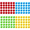Hotusi 120Pcs Game Replacement Marbles Balls Compatible with Hungry Hungry Hippos -Like New