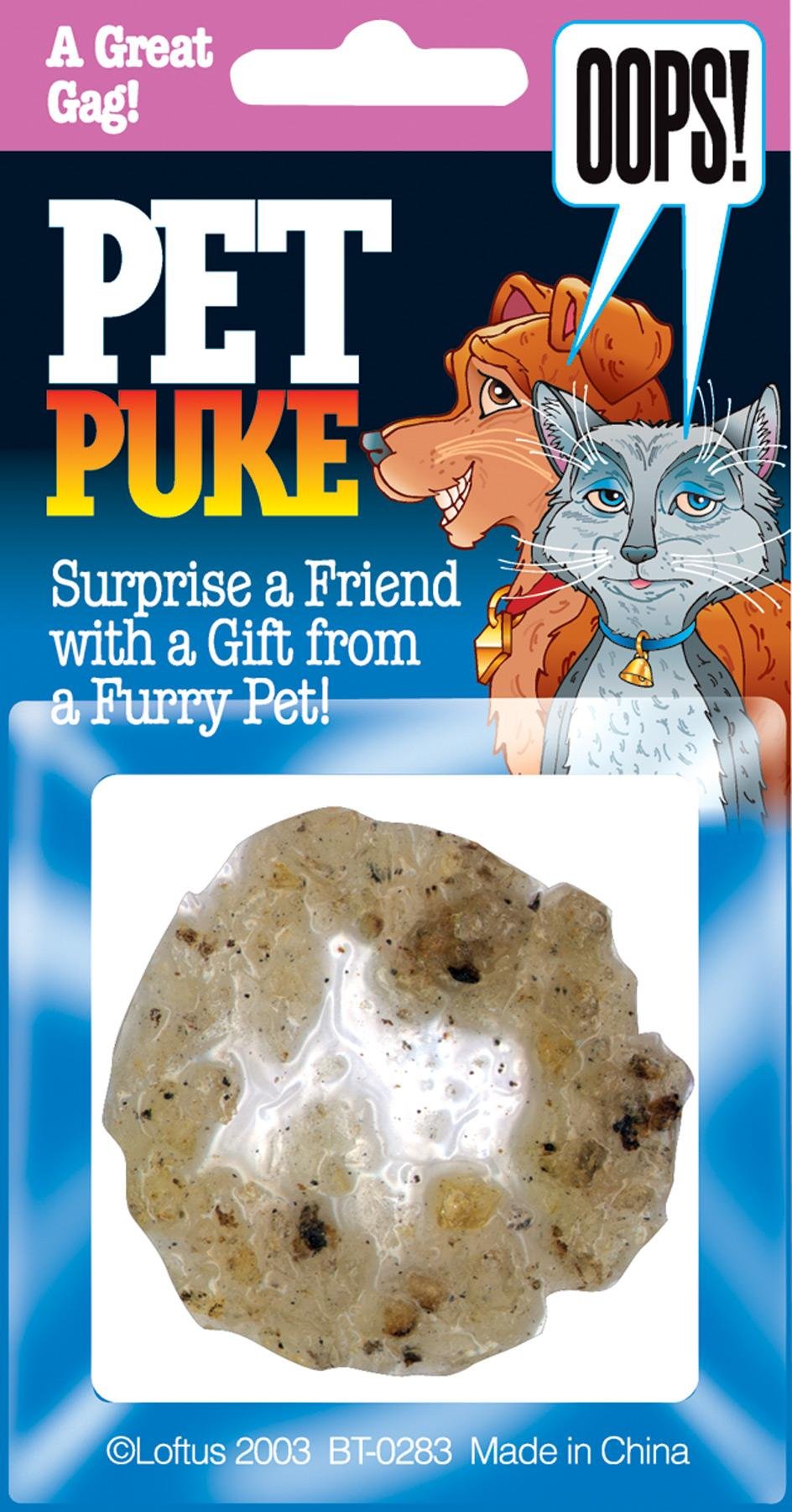 Loftus International Trick Pet Puke Toy (1 Pack)