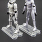 Nc Ebco 30 Pieces Action Figure Display Stands Clear Doll Model Support Stand For 3 75 Inch Action Figures  Transparent Action F