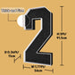 Imprsv 3Ft Black 21St-Birthday Decorations Numbers: 21St Birthday Party Anniversary Decorations Large Light Up Numbers 21 For Hi