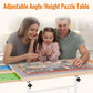 Puzzle Table With Drawers And Legs Height Tilting Adjustable For 1500 Pieces, Portable Jigsaw Puzzle Tables For Adults And Elder