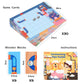 Lewabov Match Pipe Puzzle Board Game,With Game Cards(30Pcs),New Sequence Board Game,Mind Game,Strategy Board Games,Nnovative Woo