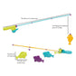 Battat - Play Rod & Reel - Wind-Up Magnetic Lure - 2 Rods & 4 Colorful Fish - Beach & Water Toys - 3 Years + - Magnetic Fishing