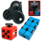 Fidget Toys 3Pcs - Includes Infinity Cube & Hand Fidgets For Adults & Kids | Desk Fidgets & Sensory Toys For Anxiety, Stress Rel