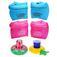 Inflatable Arm Floaties For Kids 6-12Yrs, Swimmies For Toddlers Age 1-3-5-7, Water Wings For Kids Toddler Adults 30-50-90-150 Lbs, Pvc Arm Floaties For Pool Swim Ring Float Sleeves