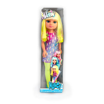 Nancy Neon Fashion Doll With Yellow Hair, 16' Doll