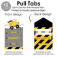 Big Dot Of Happiness Dig It - Construction Party Zone - Dump Truck Cards For Kids - Happy Valentines Day Pull Tabs - Set Of 12