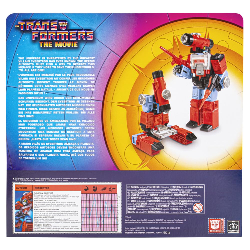Hasbro F6946 Transformers Retro The Transformers Movie Perceptor Action Figure