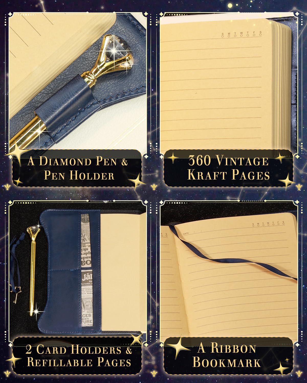 Hi!Sci Diary With Lock And Keys For Girls And Women, Lock Diary For Gift Ideas With Gift Box And Pen And Bookmark, Journal For W