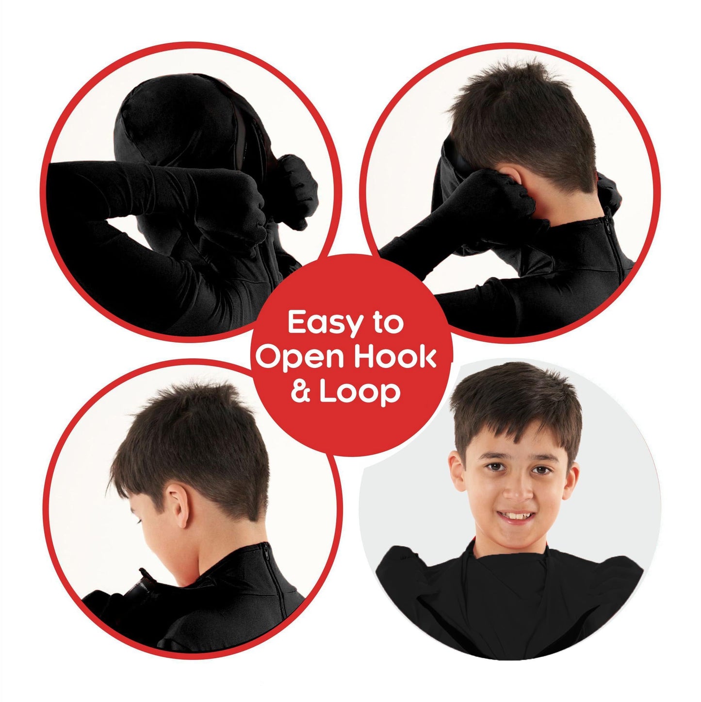 Morphsuits Zalgo Costume Kids, Shadow Demon Costume Kids, Scary Costume For Kids, Scary Boys Halloween Costume, Scary Suit L