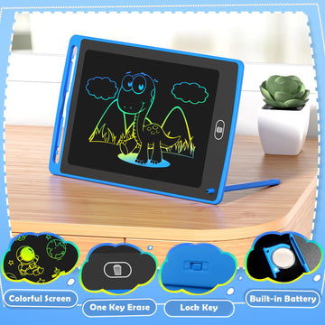 3 Pack Lcd Writing Tablet For Kids, 8.5 Inch Colorful Doodle Board Drawing Tablet, Educational Learning Toys Birthday Gifts For