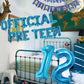12Th Birthday Decorations For Boys Girls, Official Pre-Teen 12Th Birthday Balloon Happy 12Th Birthday Banner Number 12 Foil Ball