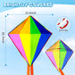 5 Pack Kite For Kids Adults Easy To Fly, Rainbow Kites For Toddlers Age 3-5 Beginners, Kites For Kids Ages 4-8 8-12 Easy To Fly In Low Wind- Large Kite For Family Beach Outdoor Games And Activities