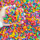 4 Cups Of Rainbow Pasta Sensory Bin Filler For Sensory Table - Elbow Noodles