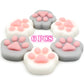 6 Pcs Cat Paws Mochi Squishy Toys, Mini Stress Relief Kawaii Squishies For Kids Party Favors, Goodie Bag Stuffers, Easter Basket